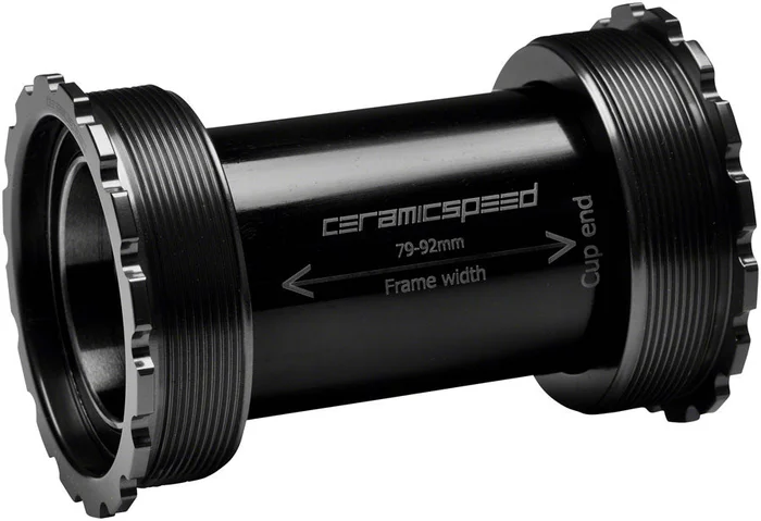 CeramicSpeed T47/86 Bottom Bracket – 30mm Coated Races Black