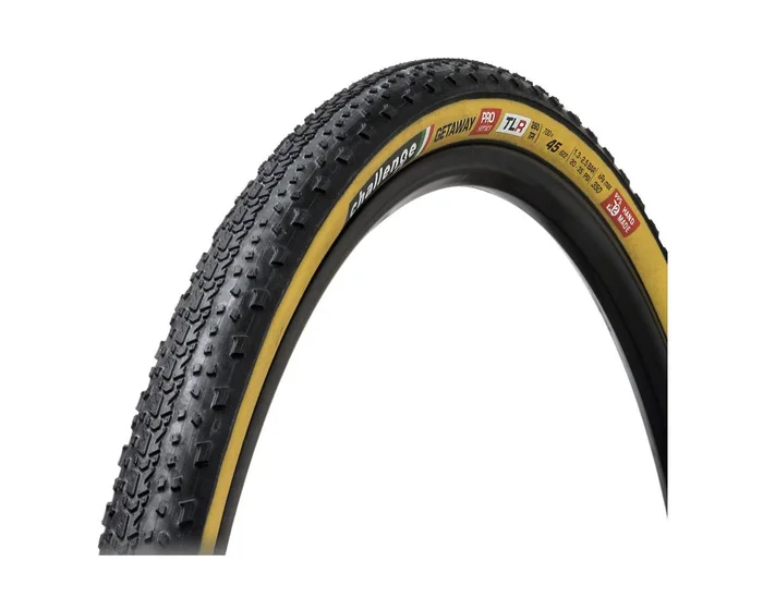 Challenge Getaway Pro TLR Tire (700c) (45mm) (Tan Wall)