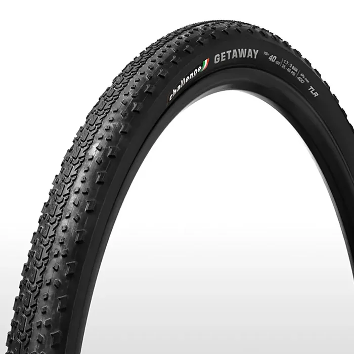 Challenge Getaway Race V-TLR Gravel Tires – 700x40C Folding, Tubeless Ready, SMART-V, PPS, 120TPI, Durable Performance for Gravel & Adventure Riding