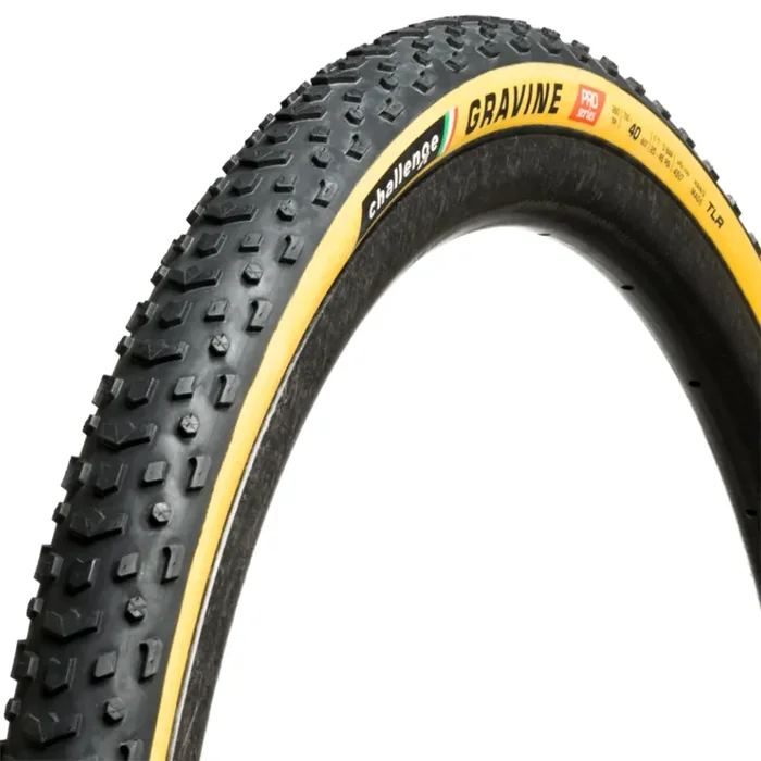 Challenge Tire Gravine Pro 700c Tubeless Gravel Bike Tire – Aggressive Tread for Mud, Rocky Terrain, and Off-Road Adventure