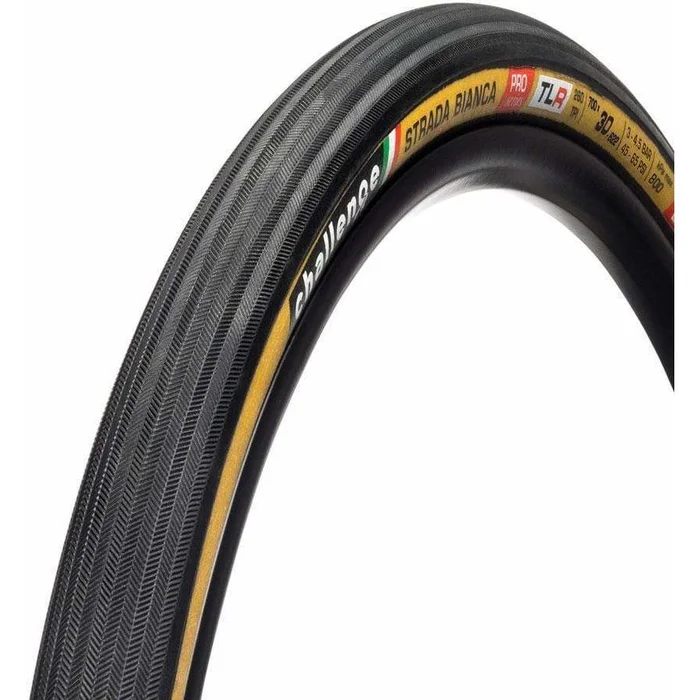 Challenge Tire Strada Bianca Pro TLR Tire 700 x 30 Black/Tan