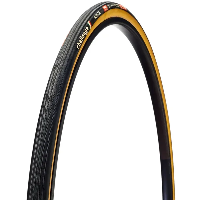 Challenge Tire Strada Pro Tubular Road Tire 700×25 – Smooth, Puncture-Resistant, High-Performance Cycling Tire for Racing & Rough Roads