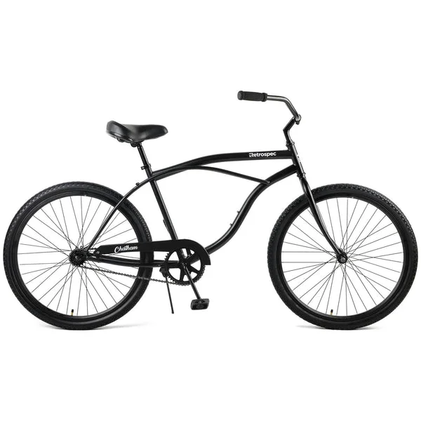 Chatham 26″ Beach Cruiser 1S – Matte Black