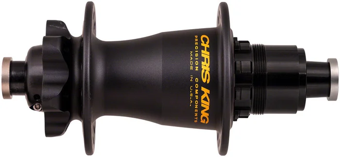 Chris King Boost Rear Hub – 12 x 148mm 6-Bolt XD Matte Black/Gold 32H