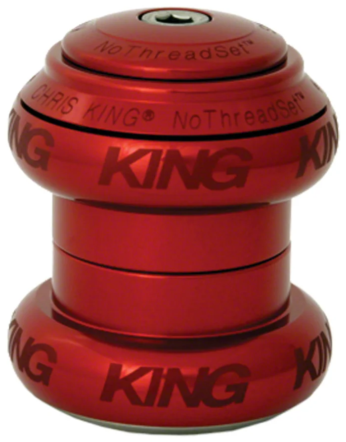 Chris King NoThreadSet Headset – 1-1/8″ Sotto Voce Red