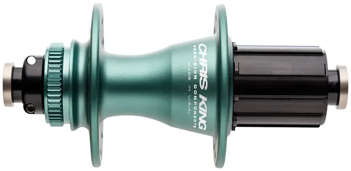 Chris King R45D Rear Hub – 12 x 142mm, Center-Lock, HG 11 Road, Matte Jade, 32H