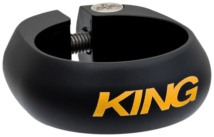 Chris King Seatpost Clamp – 34.9mm Two Tone Black/Gold
