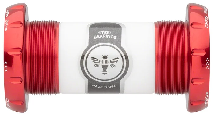 Chris King ThreadFit 30 Bottom Bracket Fit Kit 2 – English For DUB Road Red