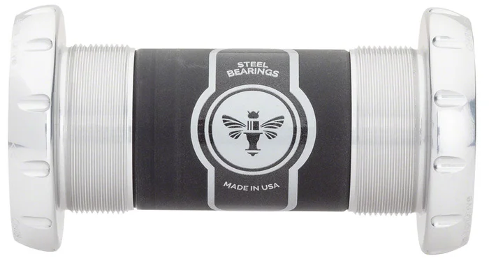Chris King ThreadFit 30 Bottom Bracket Fit Kit 3 – English For 30mm Spindles Silver