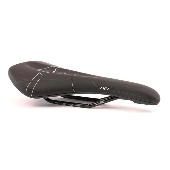 Chromag Lift Saddle Synth Top CrMo Rails – Black/Gray