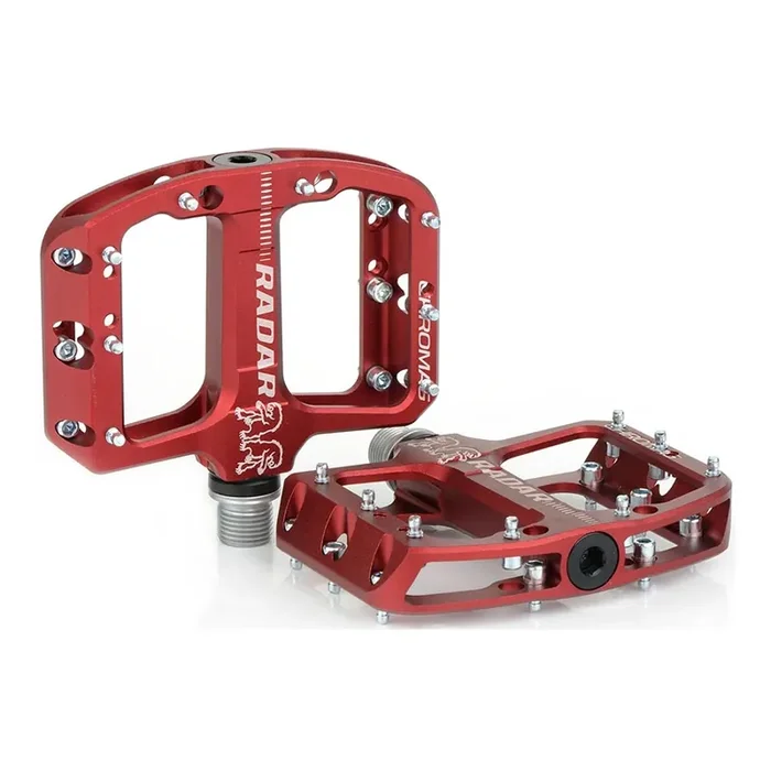 Chromag Radar Kids Platform Pedals – Aluminum Body, Steel Spindle, Lightweight, Durable, Multiple Colors, Fully Serviceable BMX & Mountain Bike Pedals