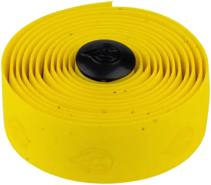 Cinelli Cork Ribbon Handlebar Tape Yellow Bar Wrap Adhesive Back Includes Plugs