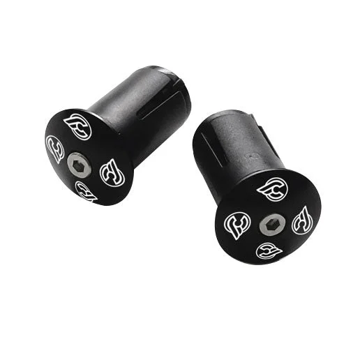 Cinelli Expander Alloy End Plugs Ano Black Pair