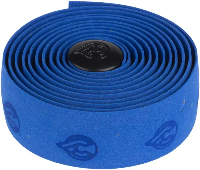 Cinelli Gel Ribbon Handlebar Tape Blue Bicycle Bike Bar Tape with Plugs