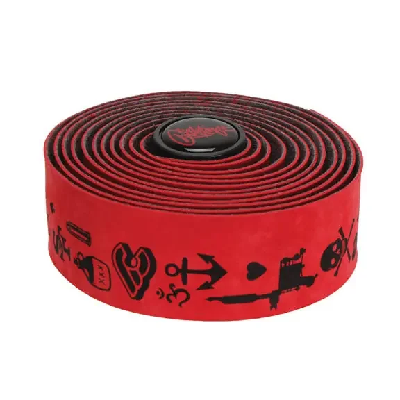 Cinelli Velvet Handlebar Tape with Mike Giant Graphics – Premium Polyurethane, Velvet Cover, Easy-Install Adhesive, Stylish Cycling Accessory
