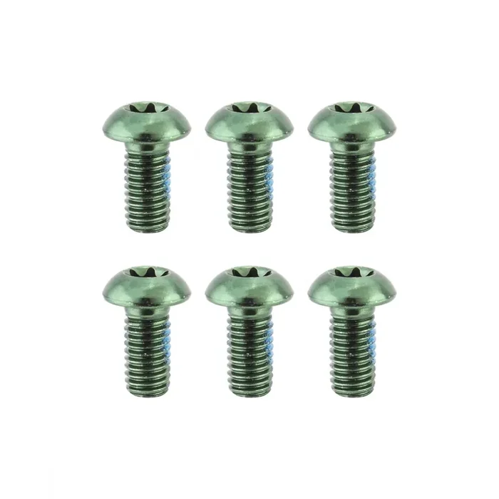 Clarks Anodized Rotor Bolts Set of 6 Bolts M5x10mm