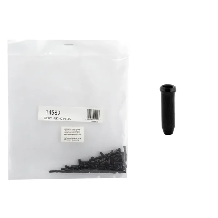 Clarks Cable Tips Black Universal Design Works On Brake Or Shift Cables