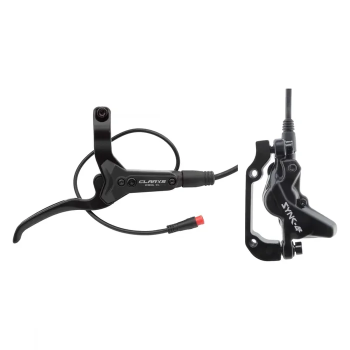 Clarks SYNC-4E Hydraulic Brake Rear Post/IS Mount No Rotor Mineral Oil