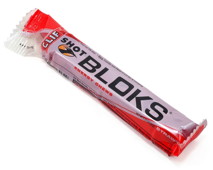 Clif Bar Shot Bloks Energy Chews (Strawberry) (18 | 2.1oz Packets)