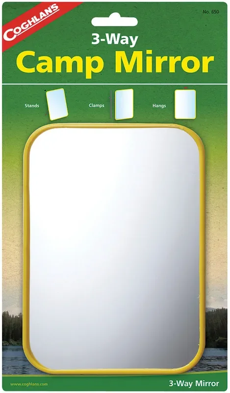 Coghlans Camping Mirror Compact and Portable Mirror for Outdoor Adventures
