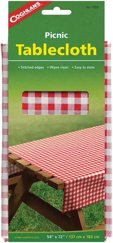 Coghlans Waterproof Tablecloth Durable and Stylish Protection for Your Table