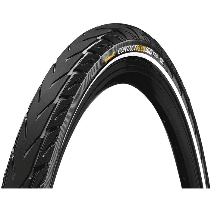 Continental Contact Plus City Tire – 700 x 42c, SafetyPlus Breaker, E50
