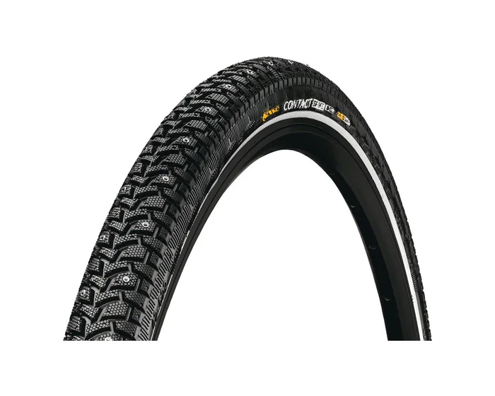 Continental Contact Spike Studded Winter Tire (Black/Reflex) (700c) (35mm) (120 Spikes) (Wire) (SafetySystem Breaker) (E25)