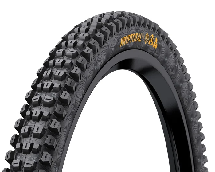 Continental Kryptotal-F Tubeless Mountain Bike Tire (Black) (29″) (2.4″) (SuperSoft/Downhill)