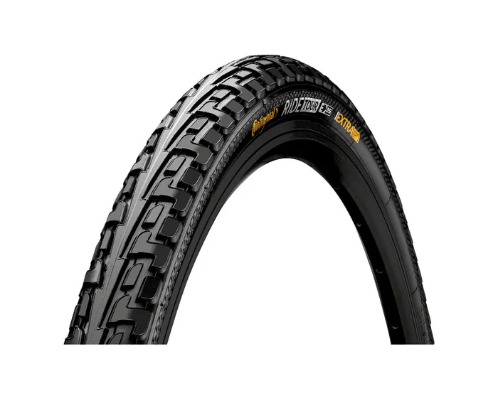 Continental Ride Tour Tire (Black) (28″) (1-1/2″) (635 ISO) (Wire) (Extra PunctureBelt) (E25)
