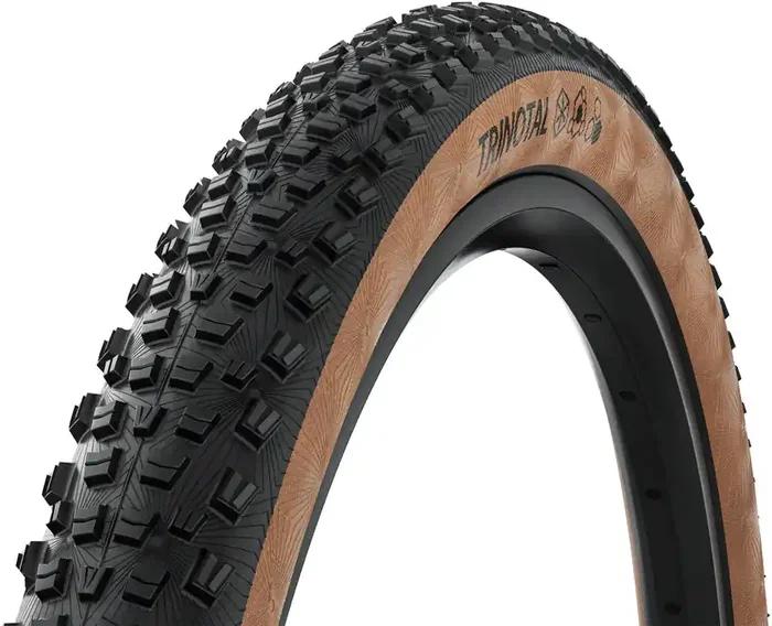 Continental Trinotal Tire – 29 x 2.40, Tubeless, Folding, Black/Transparent, Rapid, Trail Casing, E25 01507750000