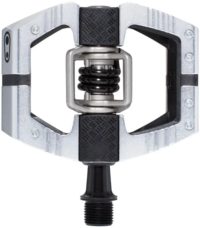 Crank Brothers Mallet E LS Dual Sided Clipless Pedals w/ Platform 9/16″ Silver