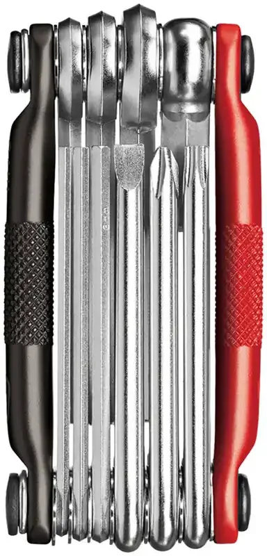 Crank Brothers Multi 10 Tool Black Red Hex Phillips Flat Torx 89mm 124g