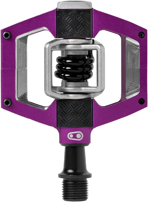 Crankbrothers Mallet Trail Pedals – Aluminum, Dual Sided Clipless & Platform, Mud-Shedding, Adjustable Pins, Durable Design for Mountain & Trail Riding
