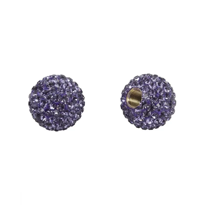 Cruiser Candy Valve Caps Bling Violet SV Fits Standard Schrader Valve Stems