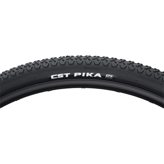 CST Pika Gravel Bike Tire – 700 x 38, Clincher, Wire, Black, Dual Compound, EPS Puncture Protection