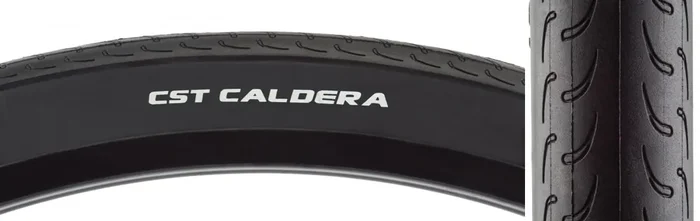 Cst Premium Caldera 26 x 1.5 Clincher Wire TPI 65 Black/Bsk Reflective Road Tire TB60148000