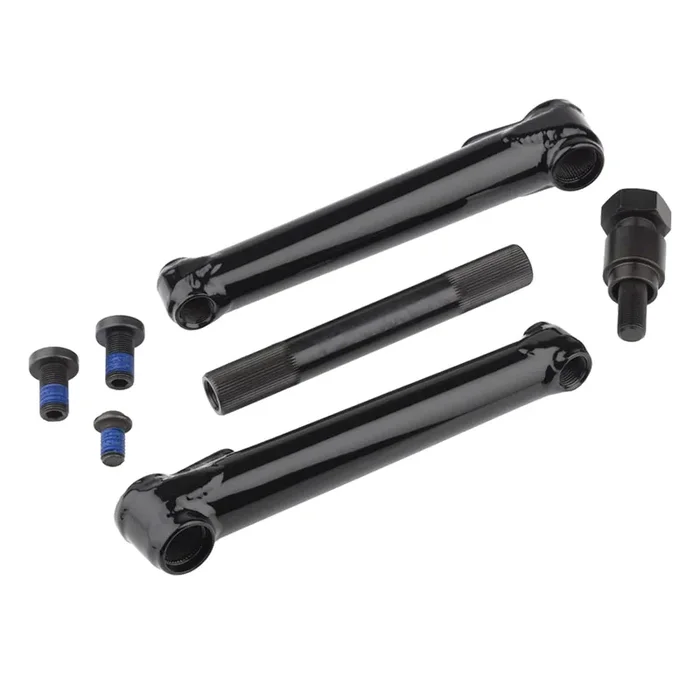 Cult Crew BMX 3 Piece Crankset 175mm 19mm Single Speed Steel Black