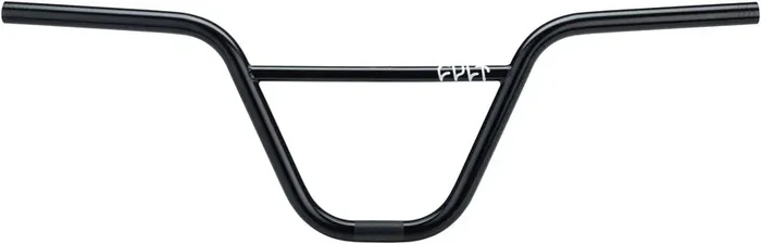 Cult Race Handlebars 22.2mm Clamp 8.5in Rise 12° Back 2°Upsweep Black Steel BMX