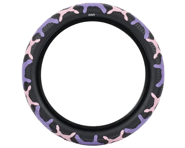 Cult Vans Tire (Purple Camo/Black) (Wire) (29″) (2.1″)