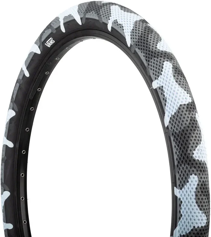 Cult X Vans Tire 20 x 2.4 Clincher Wire Gray Camo/Black Reflective BMX 05-TIRE-CV-2.40-GCAMO