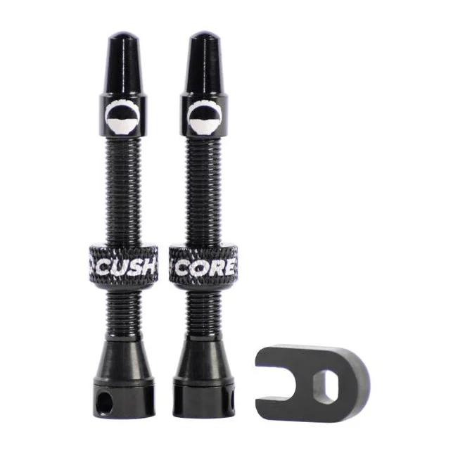 Cush Core CushCore Tubeless Presta Valve Set – 44mm Black