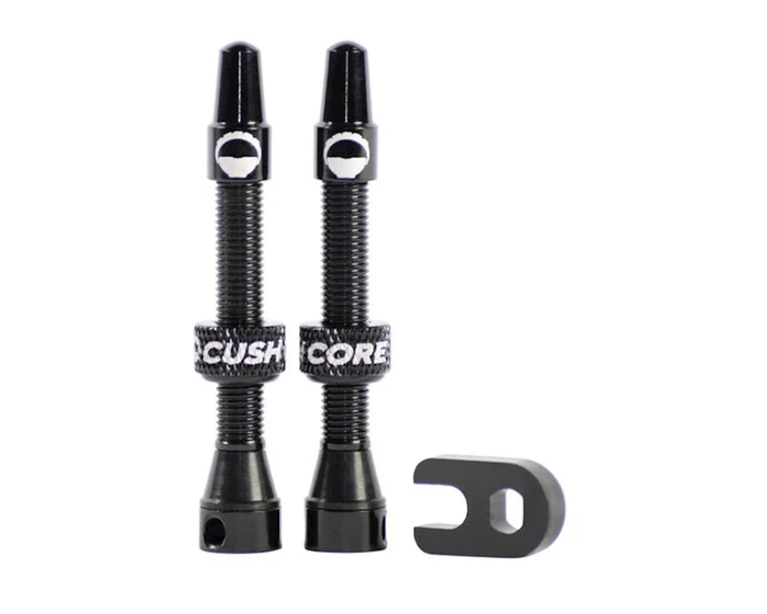 CushCore Air Valve Set (Black) (44mm)