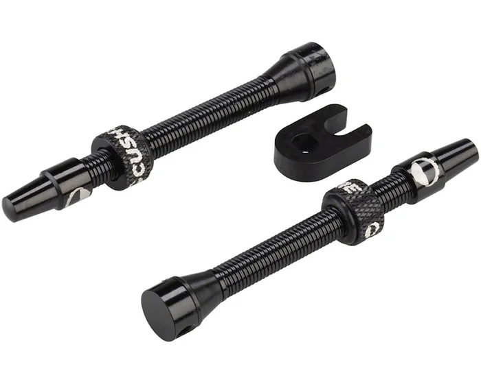 CushCore Air Valve Set (Black) (55mm)