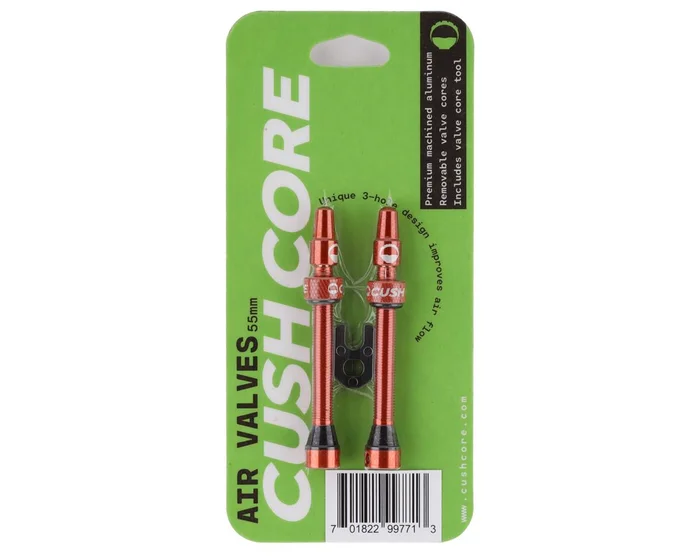 CushCore Air Valve Set (Orange) (55mm)