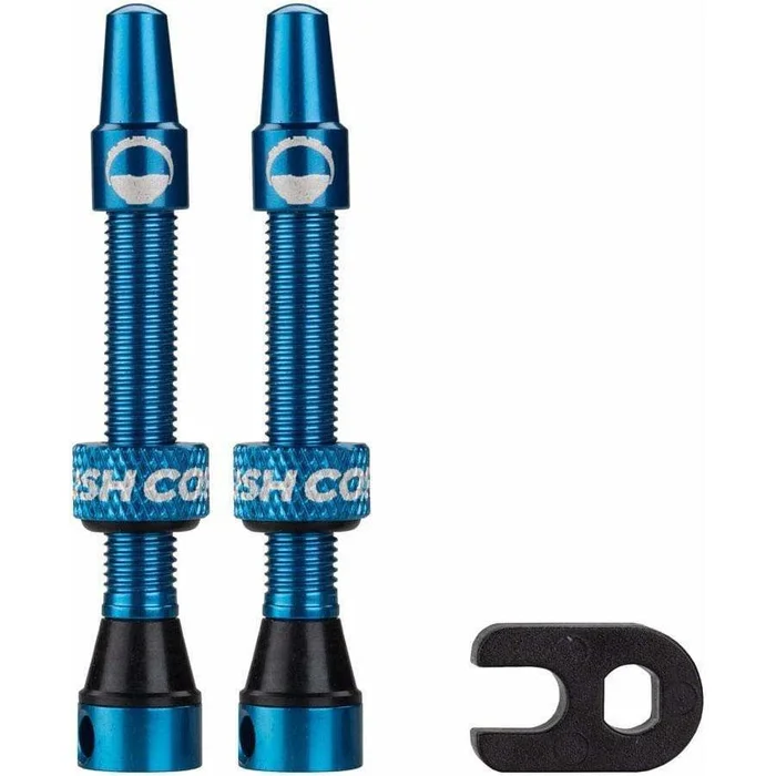CushCore CushCore Tubeless Presta Valve Set – 55mm Blue