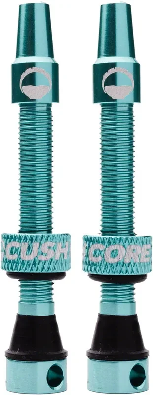 CushCore Valve Set – 44mm, Turquoise Removable Valve Core