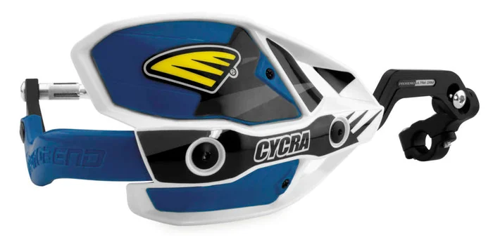 Cycra Probend Ultra CRM Husky Blue & White Handguards – 7/8th” Clamp