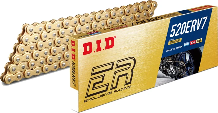 D.I.D 520 ERV7 Gold X-Ring Chain –
