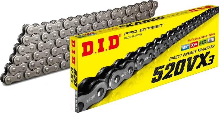 D.I.D 520 VX3 Natural X-Ring Chain