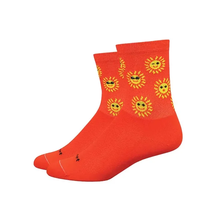 DeFeet Aireator 4″ Socks Poinciana/Yellow, M